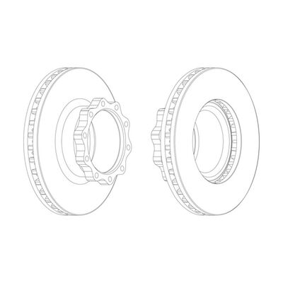 BRAKE DISC FERODO 19,5"